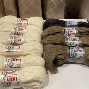 Alafoss Ltd Lopi Long Hair Mountain Sheep Wool Moth Proved  Iceland 10 Skeins